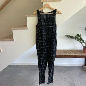 Madewell Women’s Black Patterned Jumpsuit XS